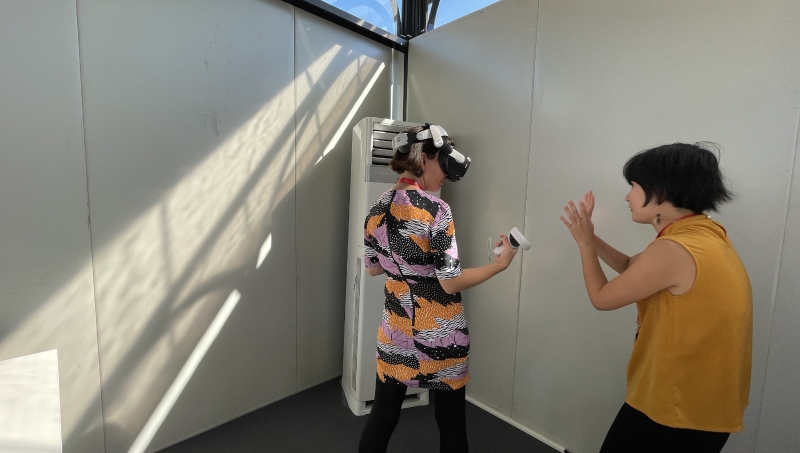 VR 創作計畫《感官窺鏡 Sensing Mirror》 赴威尼斯國際影展參與合資市場展｜林佩瑩｜國藝會補助成果檔案庫